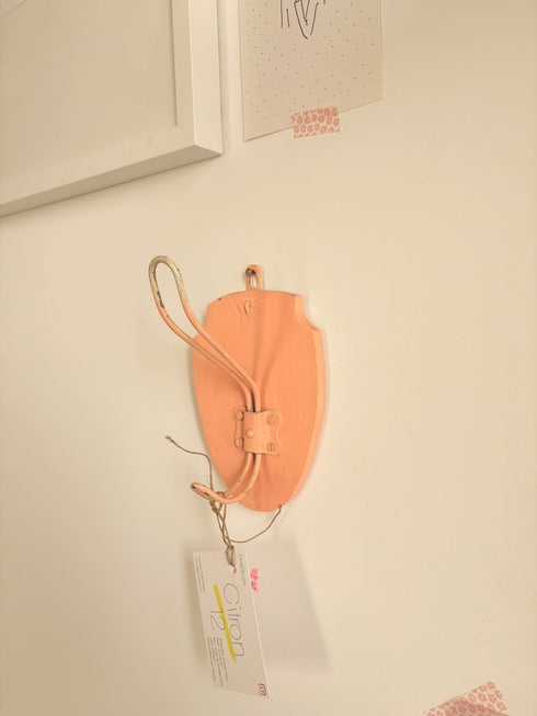 Patère rose "Aline"