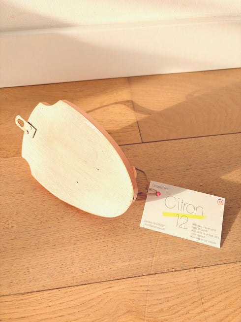 Patère rose "Aline"