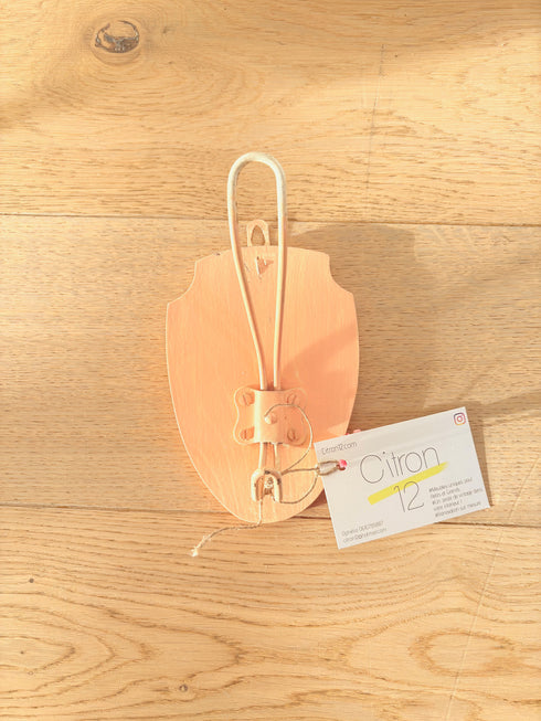 Patère rose "Aline"