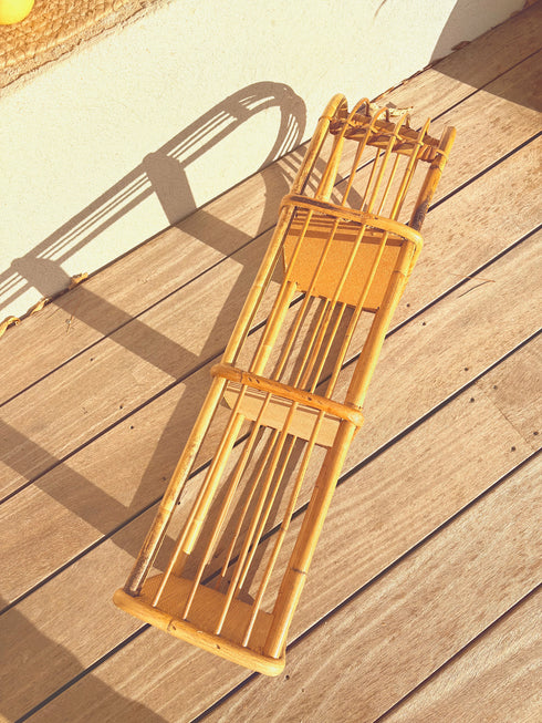 Adorable étagère en rotin "Léonie"