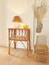 Adorable chevet vintage rotin "Lucien"