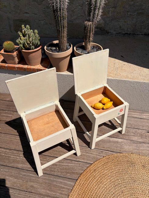 Tabourets de cireurs "Gustave"