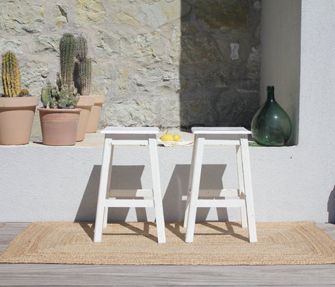 Paire de tabourets anciens "Mia"