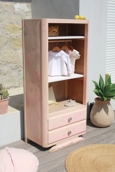 Armoire vintage art déco "Pâquerette"