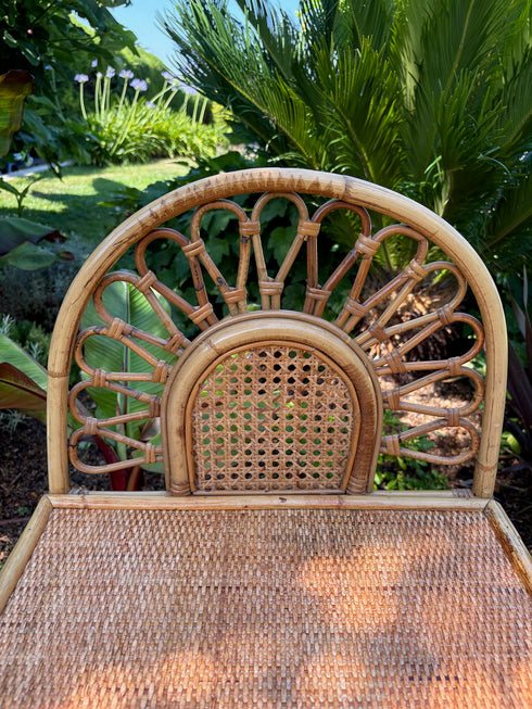 Superbe paire de chevets rotin "Samuelle"