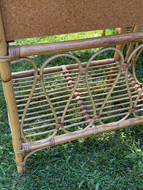 Superbe paire de chevets rotin "Samuelle"