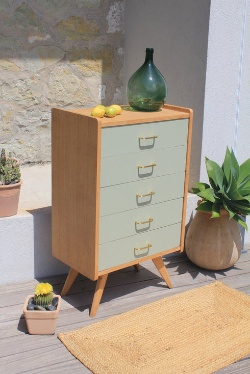 Chiffonnier pieds compas "Léon"