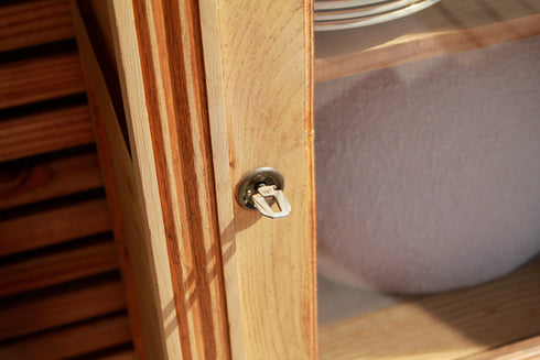 Bonnetière art déco en chêne "Candice"