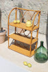 Etagère en rotin vintage "Sacha"