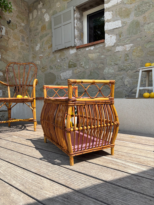 Coffre en rotin « Ange »