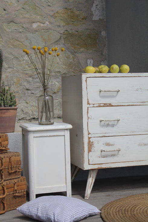 Commode vintage pieds compas "Marguerite"