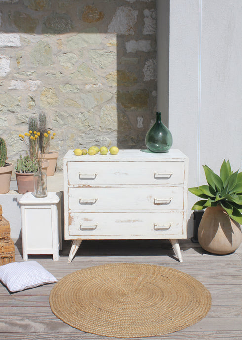 Commode vintage pieds compas "Marguerite"