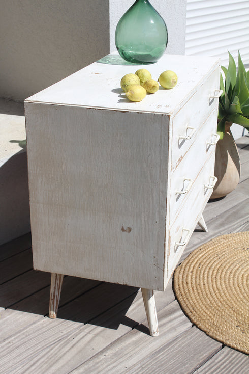 Commode vintage pieds compas "Marguerite"