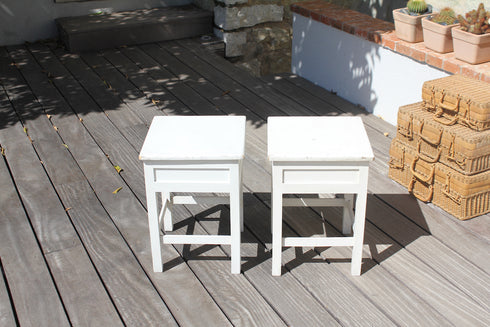 Paire de tabourets de cireur " Jeanne"