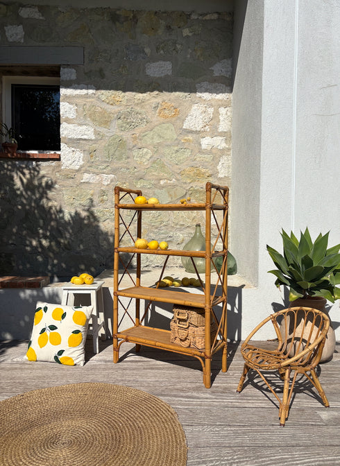 Bibliothèque rotin "Théa"