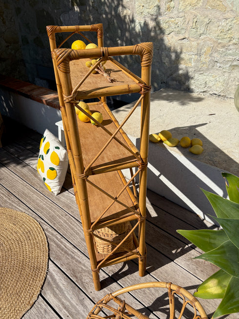 Bibliothèque rotin "Théa"