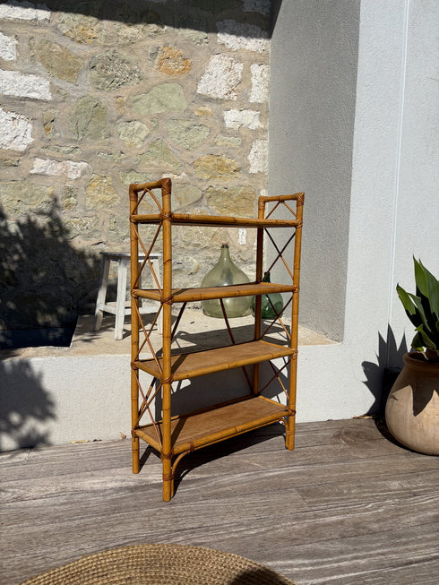 Bibliothèque rotin "Théa"