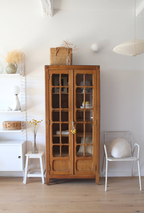 Armoire parisienne vitrée " Olympe"