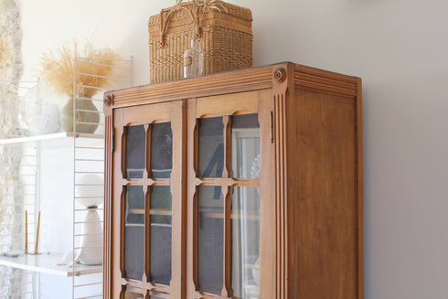 Armoire parisienne vitrée " Olympe"