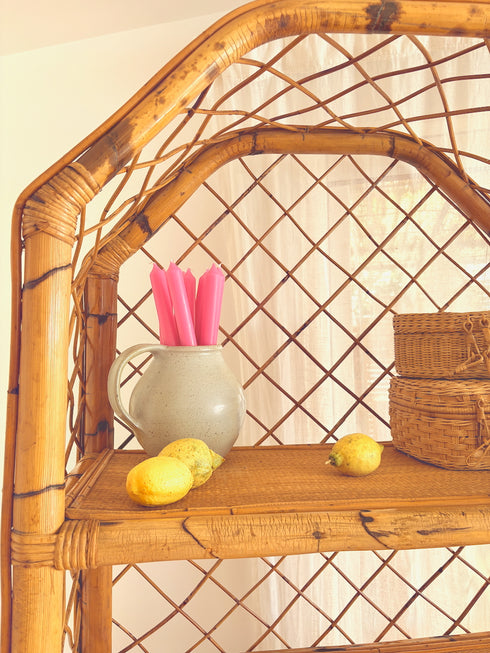 Superbe bibliothèque vintage "Andréa"