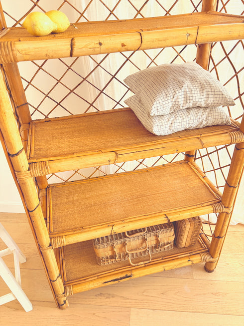 Superbe bibliothèque vintage "Andréa"