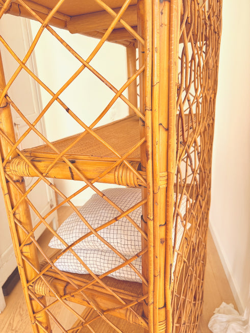 Superbe bibliothèque vintage "Andréa"