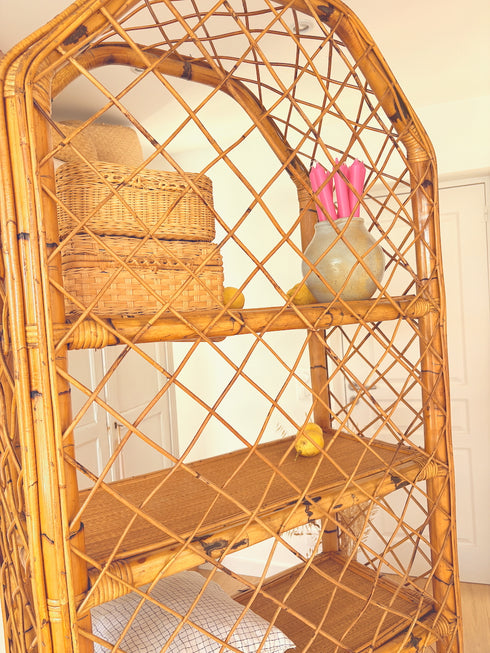 Superbe bibliothèque vintage "Andréa"