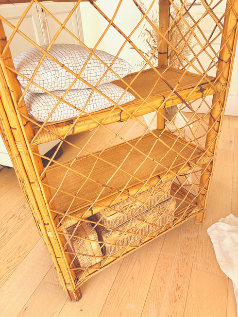 Superbe bibliothèque vintage "Andréa"