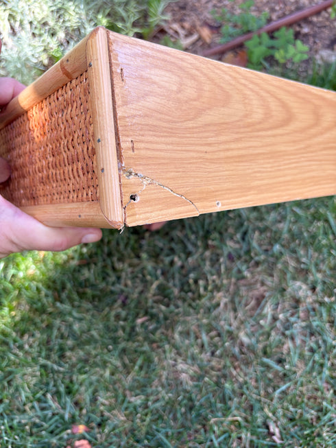 Superbe paire de chevets rotin "Samuelle"