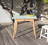 Table pieds compas vintage "Charline"