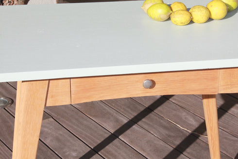 Table pieds compas vintage "Charline"