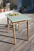 Table pieds compas vintage "Charline"