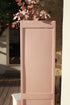 Petite armoire art déco vitrée "Rose"