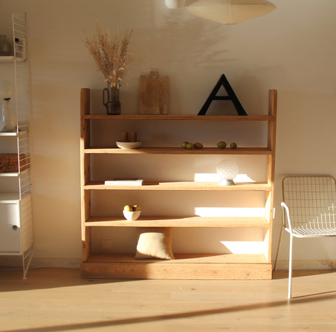 Superbe bibliothèque en chêne massif " Garance "