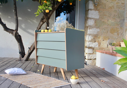 Commode pieds compas "Candice"