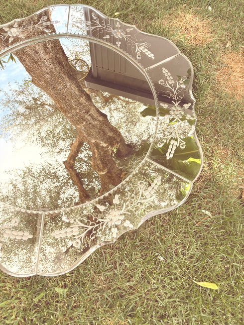 Magnifique miroir vénitien "Albert"