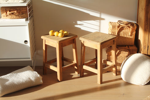 Paire de tabourets "Pia"