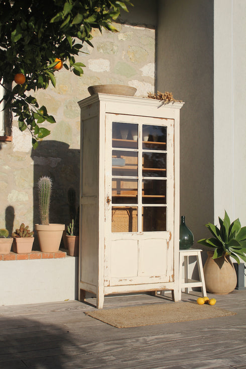 Bonnetière vitrée d'atelier "Samuelle"