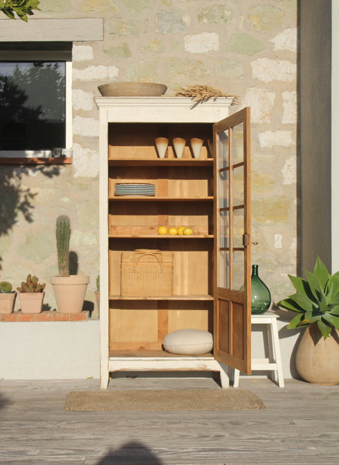 Bonnetière vitrée d'atelier "Samuelle"