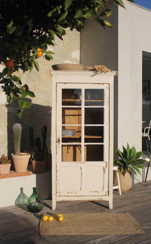 Bonnetière vitrée d'atelier "Samuelle"