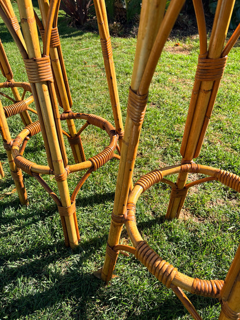 Tabourets rotin "Armand"