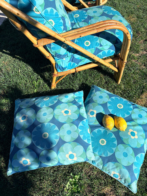 Paire de fauteuils en rotin "AUDOUX MINNET"