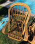 Paire de fauteuils en rotin "AUDOUX MINNET"