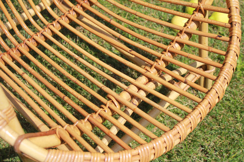 Paire de fauteuil rotin vintage " Olympe"