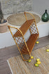 Etagère rotin vintage "Pia"