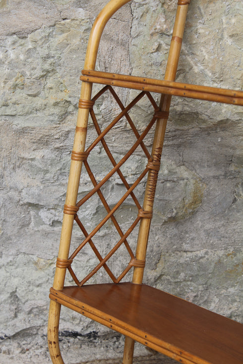 Etagère rotin vintage "Pia"