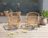 Paire de fauteuils en rotin vintage "Alma"