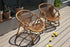 Paire de fauteuils en rotin vintage "Alma"