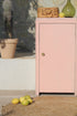 Petite armoire rose poudré "Pâquerette"