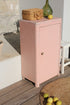 Petite armoire rose poudré "Pâquerette"
